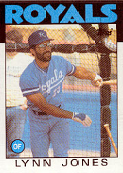 1986 Topps Baseball Cards      671     Lynn Jones
